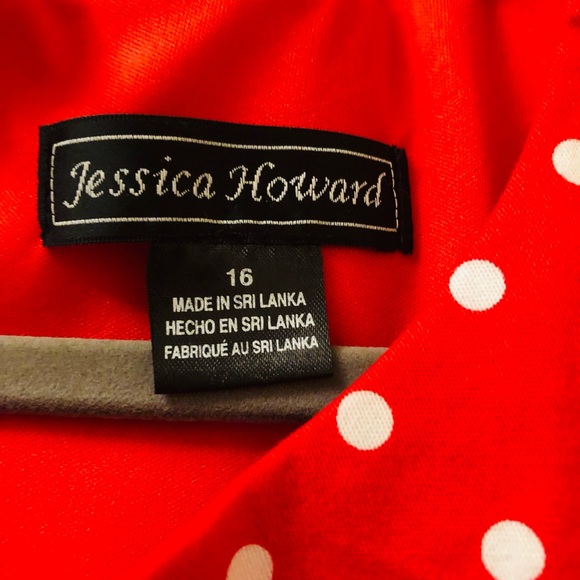 Jessica Howard Red and White Polkadot Dress - Picture 4 of 6
